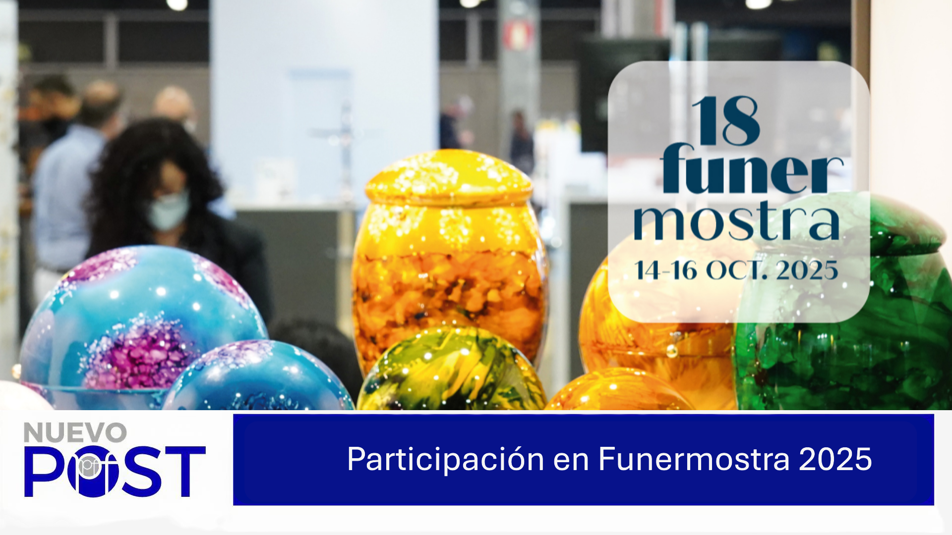 Pompas Fúnebres de Arosa apuesta por la innovación en su visita a Funermostra 2025